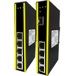 Symanitron SWDG-50A/41SFPA - промышленные 5-портовый неуправляемые полностью гигабитный Ethernet коммутатор