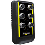 Symanitron SWD-50M12 - Промышленный 5-портовый 10/100TX IP-67 неуправляемый Ethernet коммутатор 