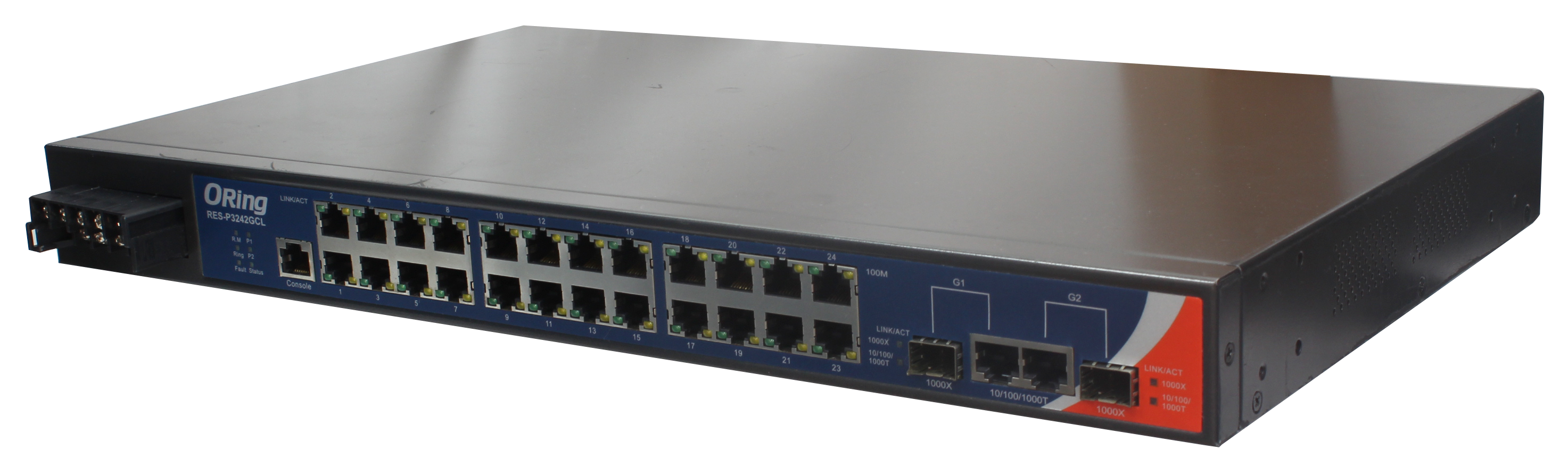 Oring энергопромышленный неуправляемый коммутатор для объектов энергетики RES-P3242GCL-HV