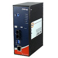 Промышленный оптический медиа конвертор для объектов энергетики Oring IMC-P111FX-SS-SC-LV