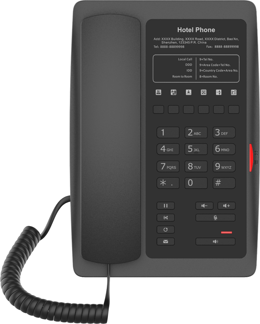 IP телефон гостиничный Fanvil H3W с Wifi