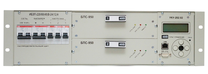 ИБЭП Форпост -220/48B-12A-2-3U-LAN