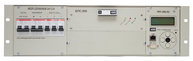 ИБЭП Форпост -220/48В-12A-1-3U-LAN