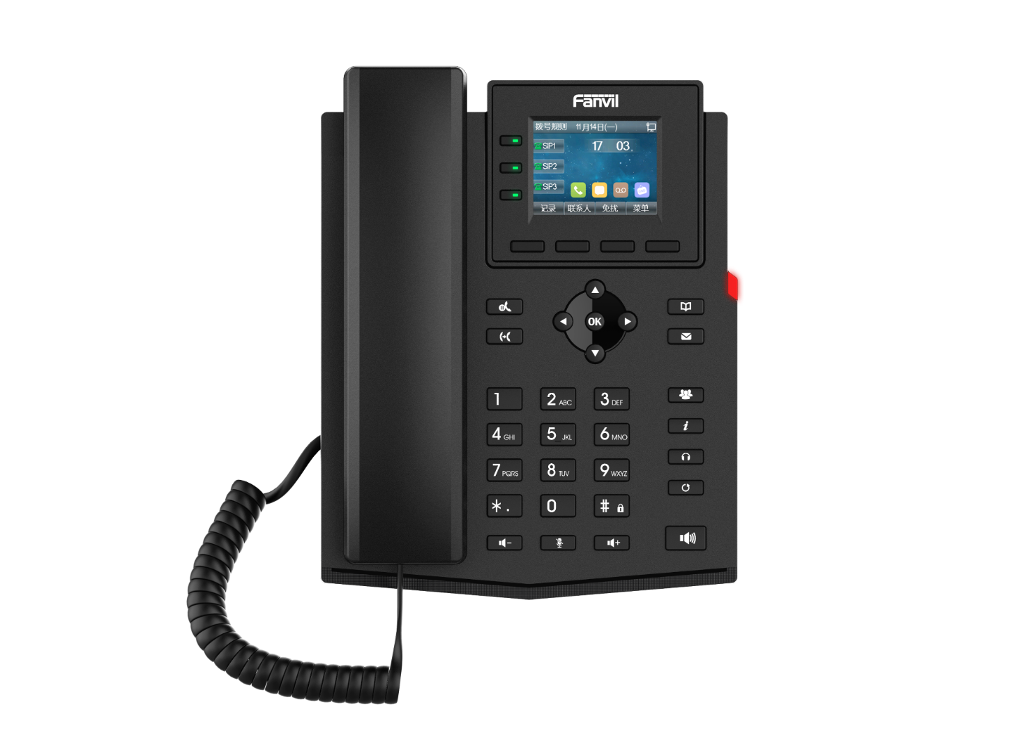 IP телефон начального уровня Fanvil X303/303P